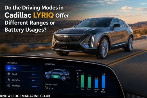 Do the Driving Modes in Cadillac LYRIQ Offer Different Ranges or Battery Usages