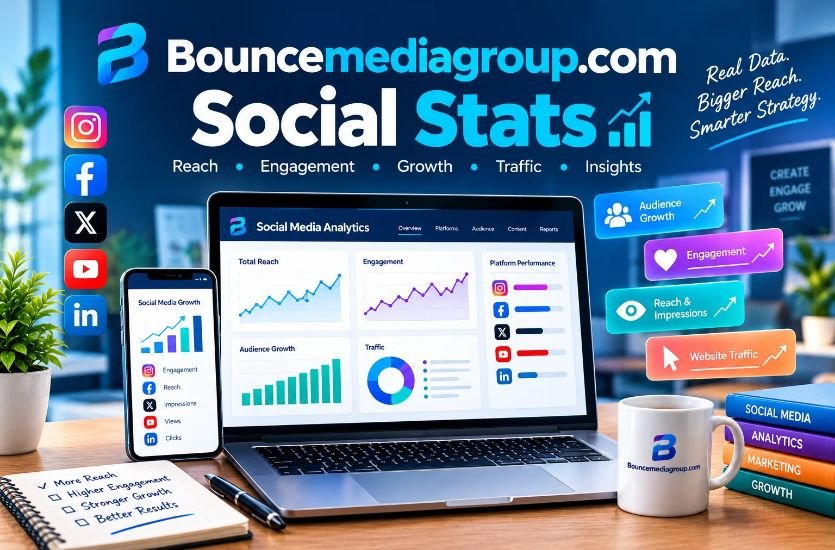 Bouncemediagroup.com Social Stats