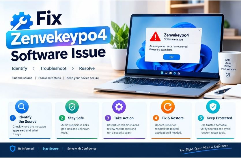 Fix Zenvekeypo4 Software Issue