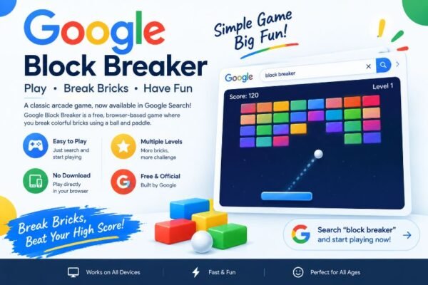 Google Block Breaker