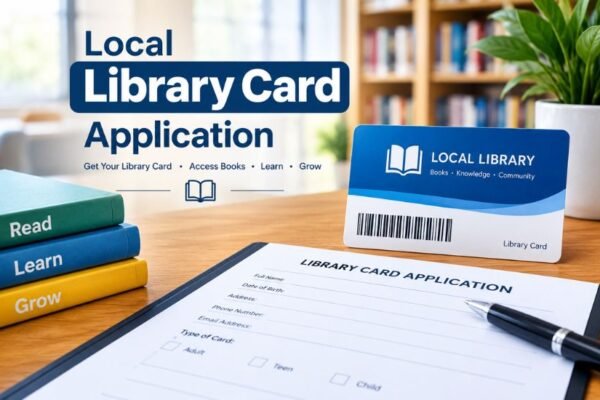 Local Library Card Application