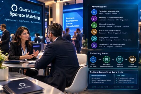 Quartz Events Sponsor Matching Companies
